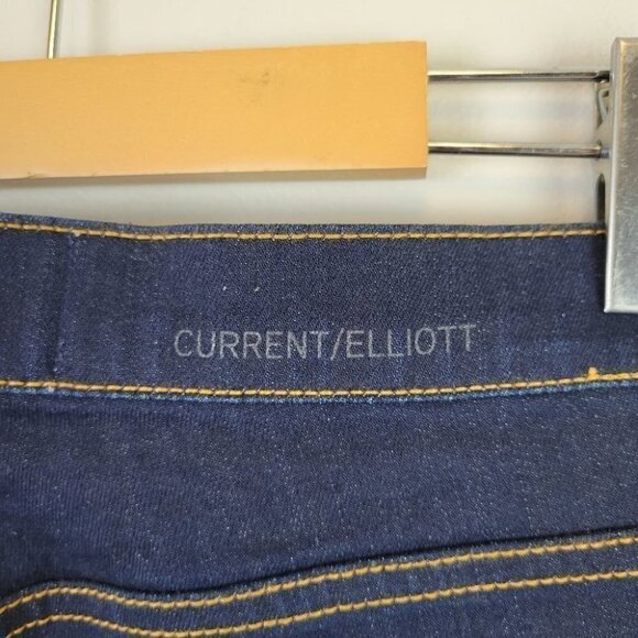 CURRENT/ELLIOTT The Mashed High Waisted Stiletto Jeans 25 - Picture 5 of 11